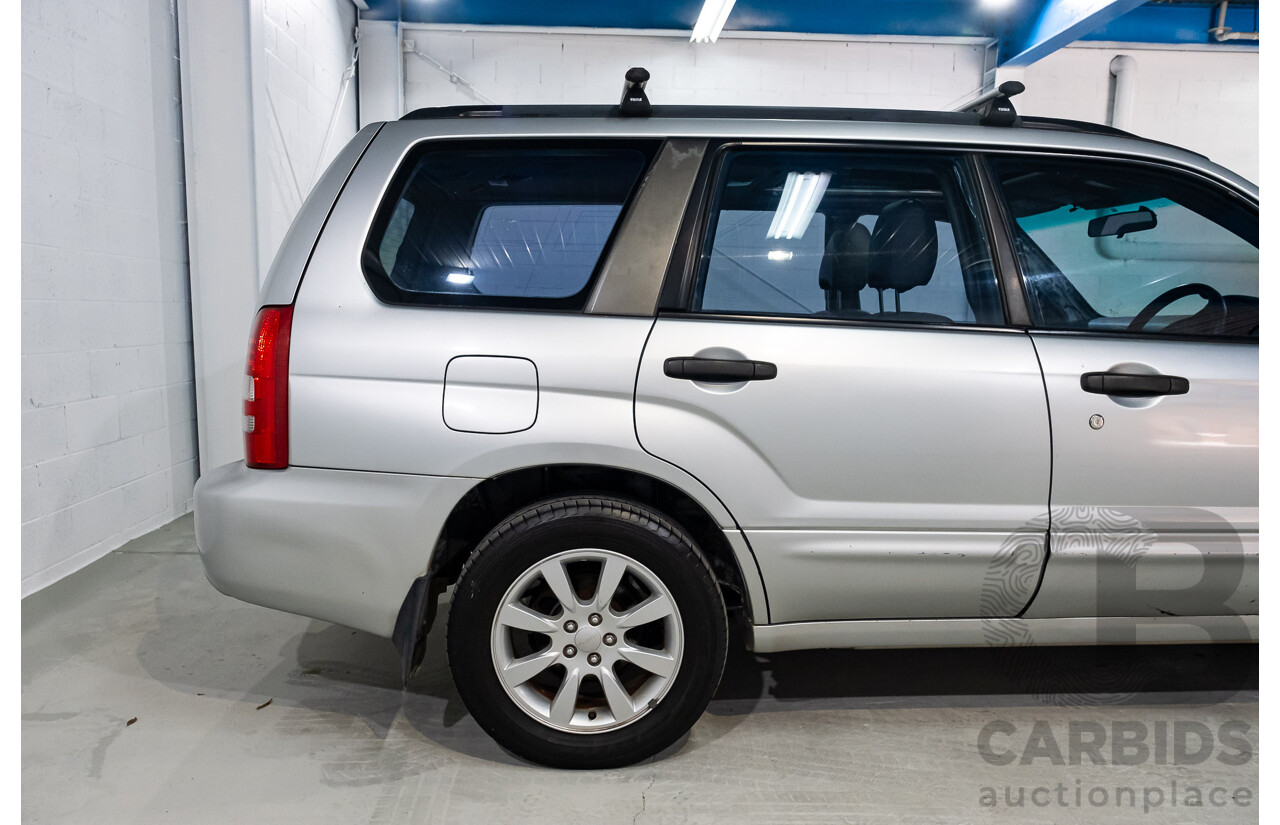 2/2005 Subaru Forester XS MY05 4d Wagon Silver 2.5L