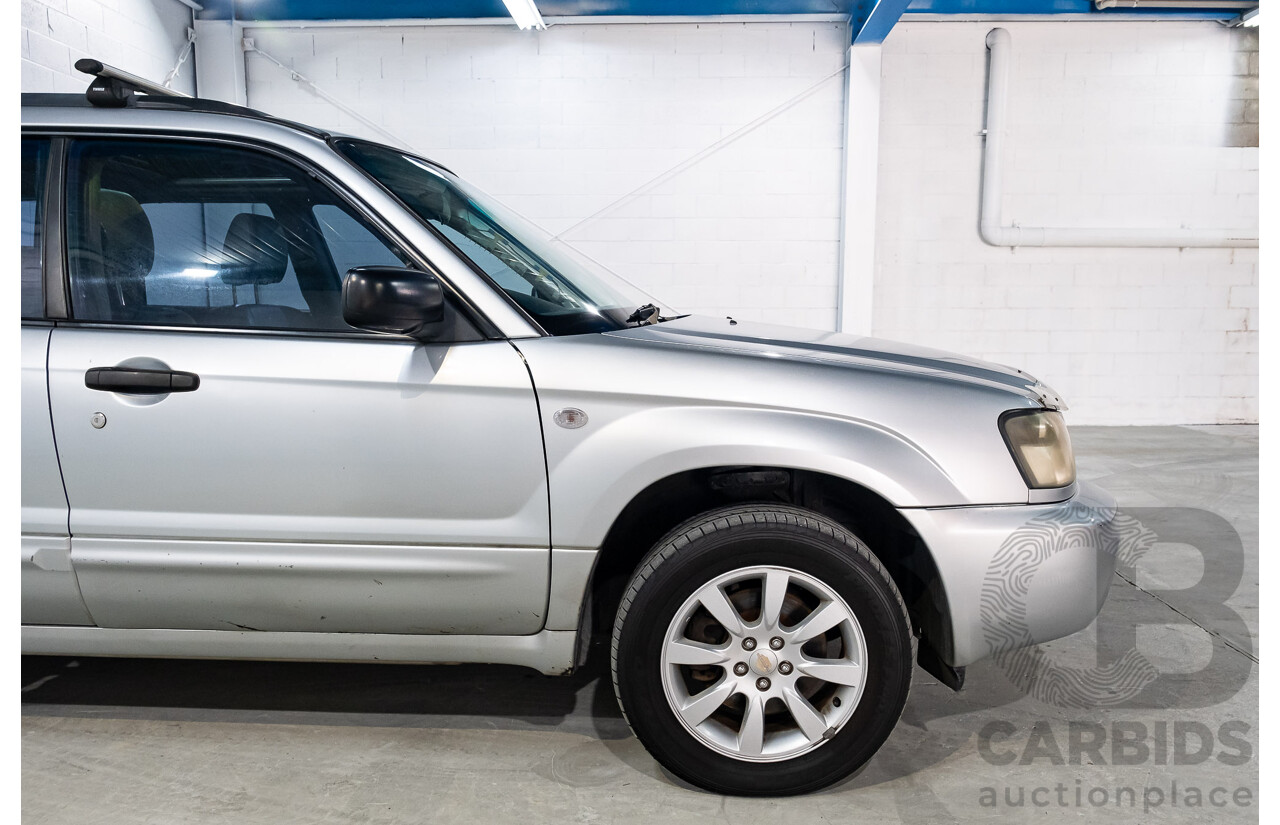 2/2005 Subaru Forester XS MY05 4d Wagon Silver 2.5L
