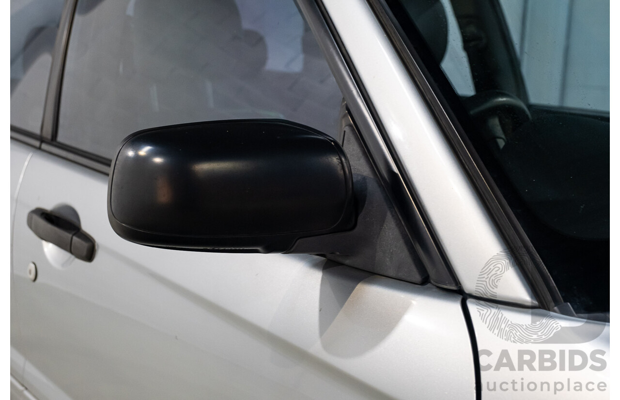 2/2005 Subaru Forester XS MY05 4d Wagon Silver 2.5L