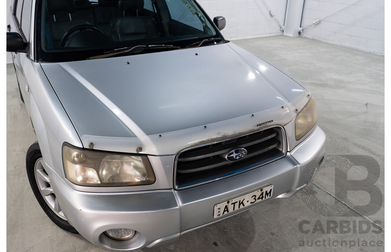 2/2005 Subaru Forester XS MY05 4d Wagon Silver 2.5L