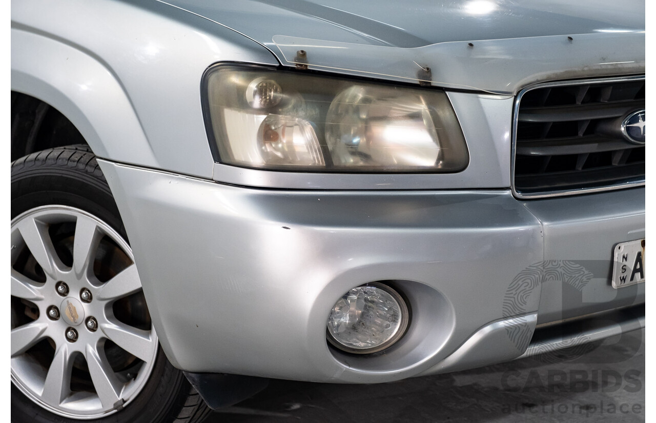 2/2005 Subaru Forester XS MY05 4d Wagon Silver 2.5L