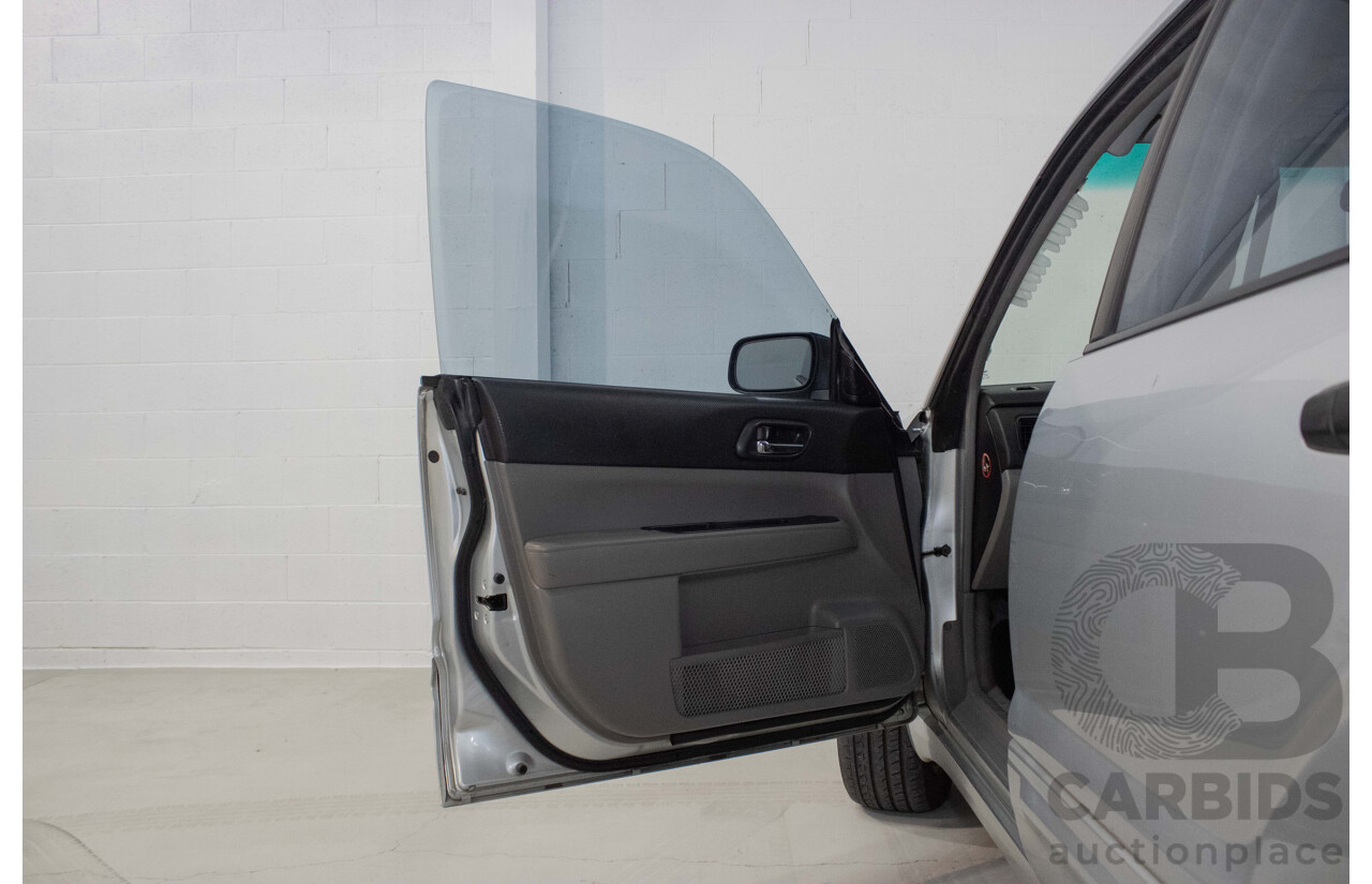 2/2005 Subaru Forester XS MY05 4d Wagon Silver 2.5L