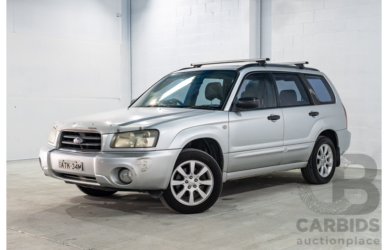 2/2005 Subaru Forester XS MY05 4d Wagon Silver 2.5L