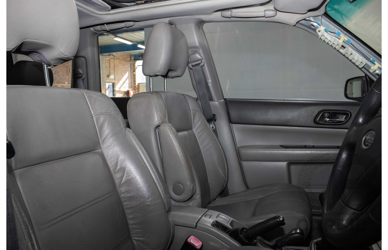 2/2005 Subaru Forester XS MY05 4d Wagon Silver 2.5L
