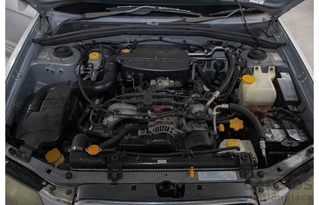 2/2005 Subaru Forester XS MY05 4d Wagon Silver 2.5L
