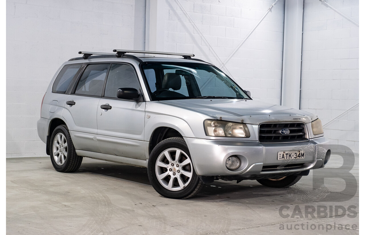 2/2005 Subaru Forester XS MY05 4d Wagon Silver 2.5L