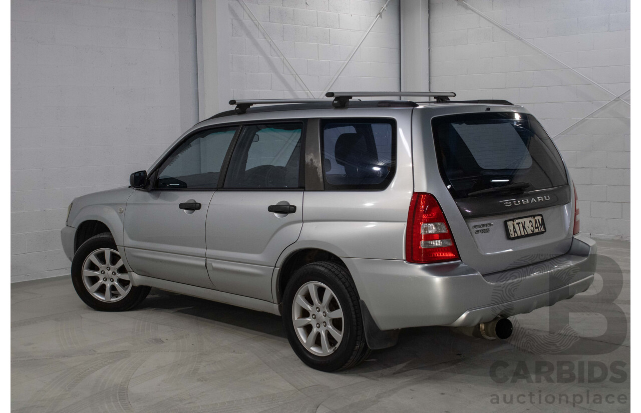 2/2005 Subaru Forester XS MY05 4d Wagon Silver 2.5L