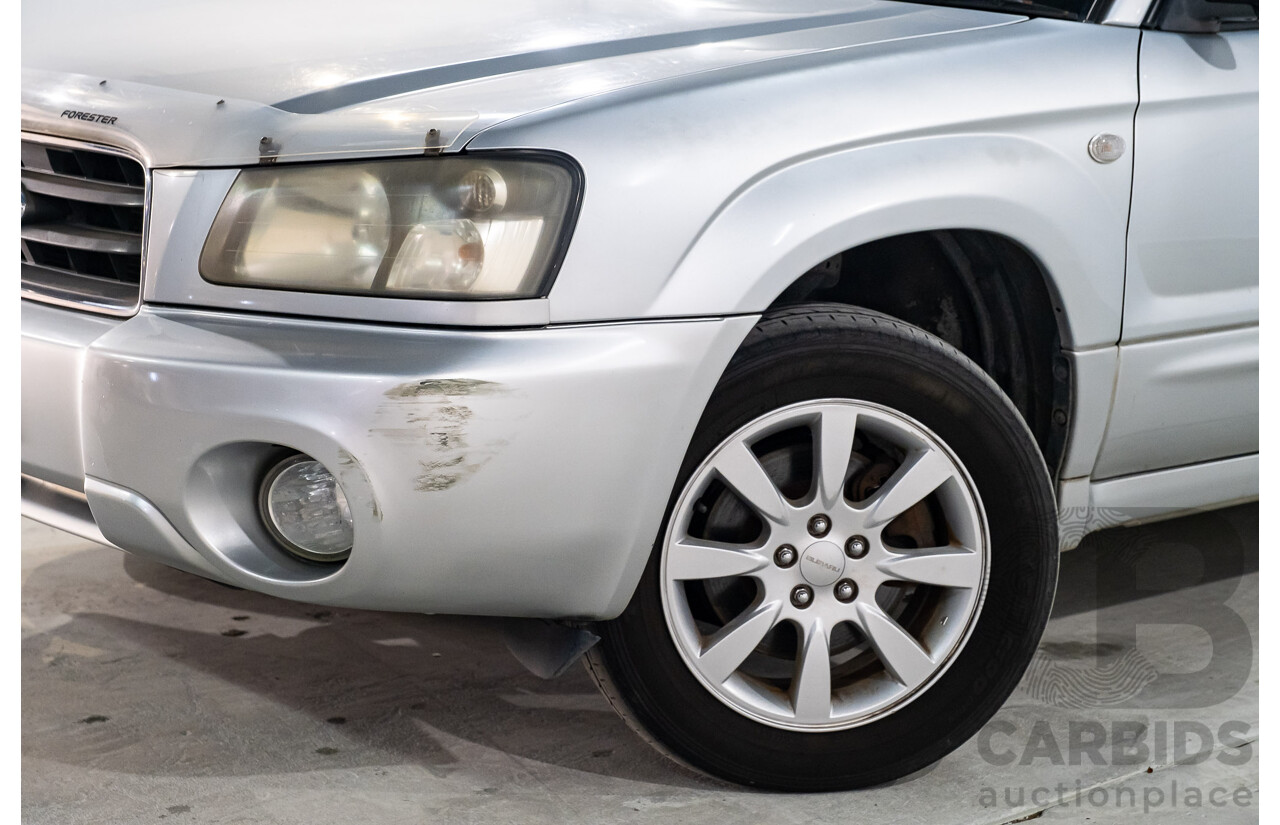 2/2005 Subaru Forester XS MY05 4d Wagon Silver 2.5L