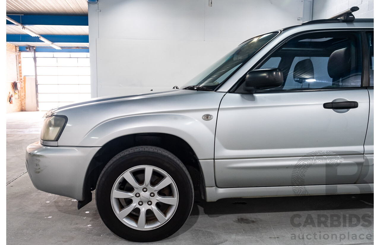 2/2005 Subaru Forester XS MY05 4d Wagon Silver 2.5L