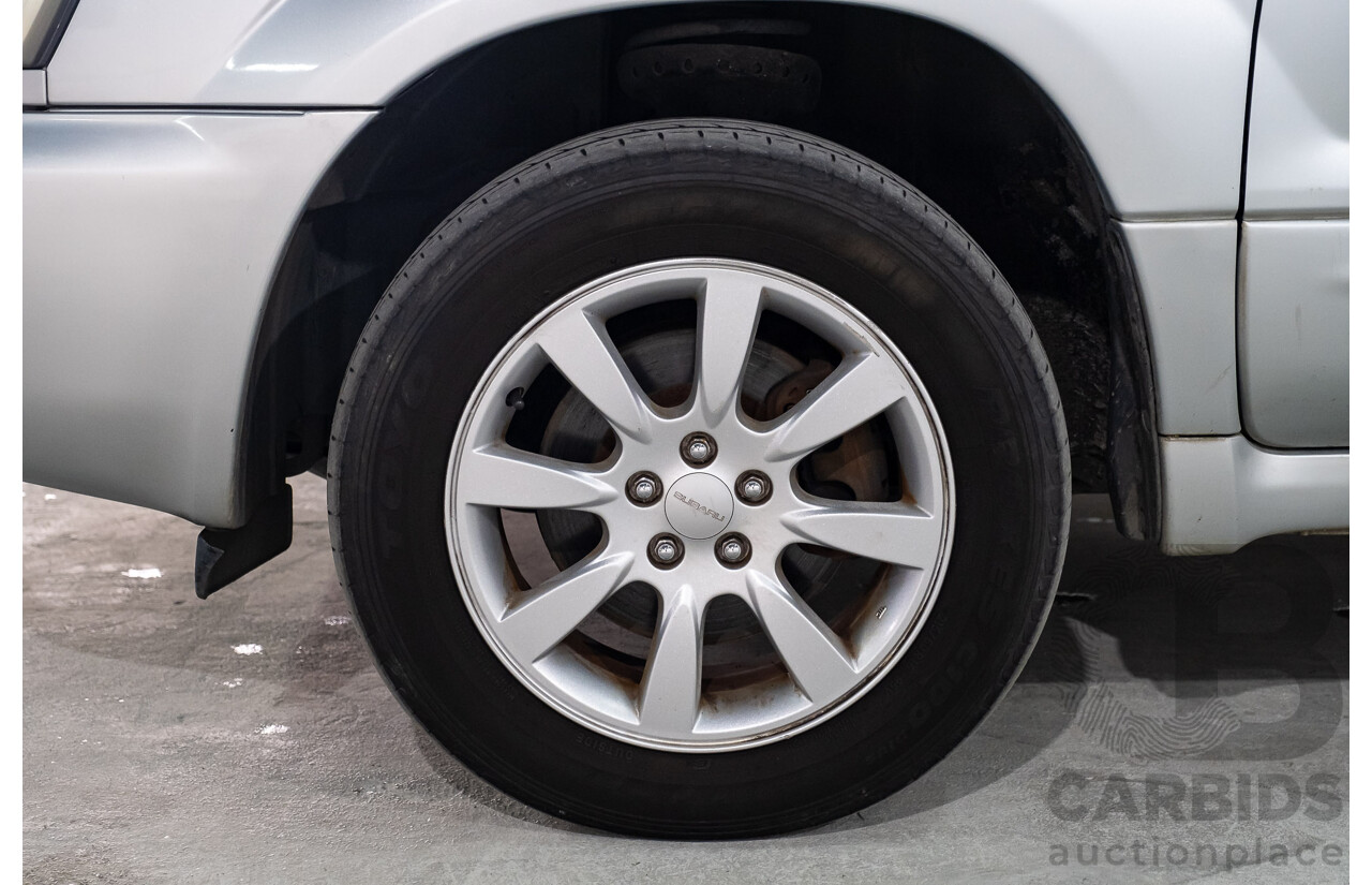 2/2005 Subaru Forester XS MY05 4d Wagon Silver 2.5L
