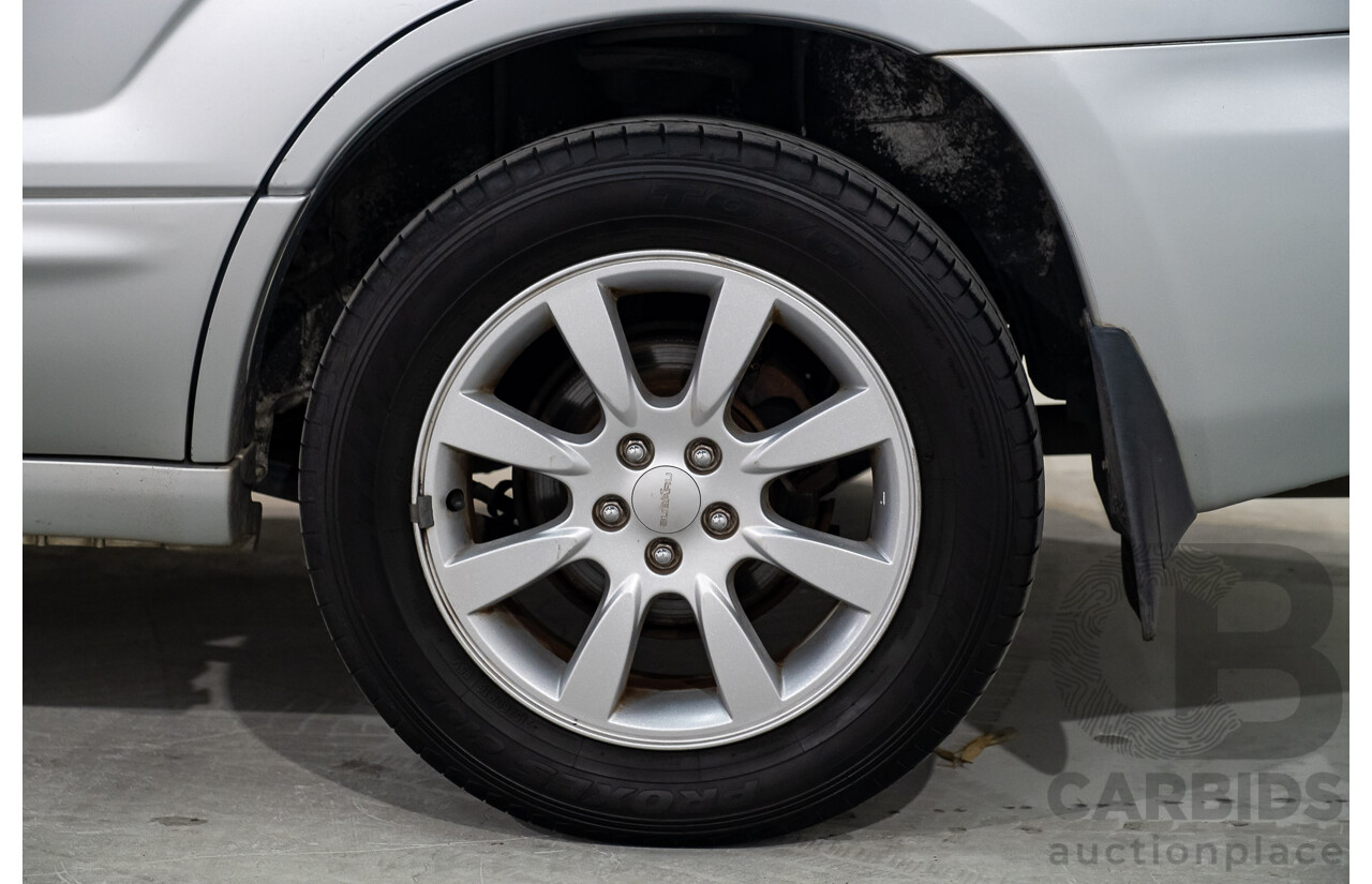 2/2005 Subaru Forester XS MY05 4d Wagon Silver 2.5L
