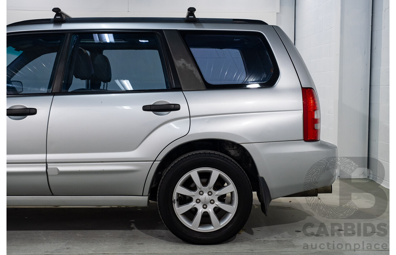 2/2005 Subaru Forester XS MY05 4d Wagon Silver 2.5L
