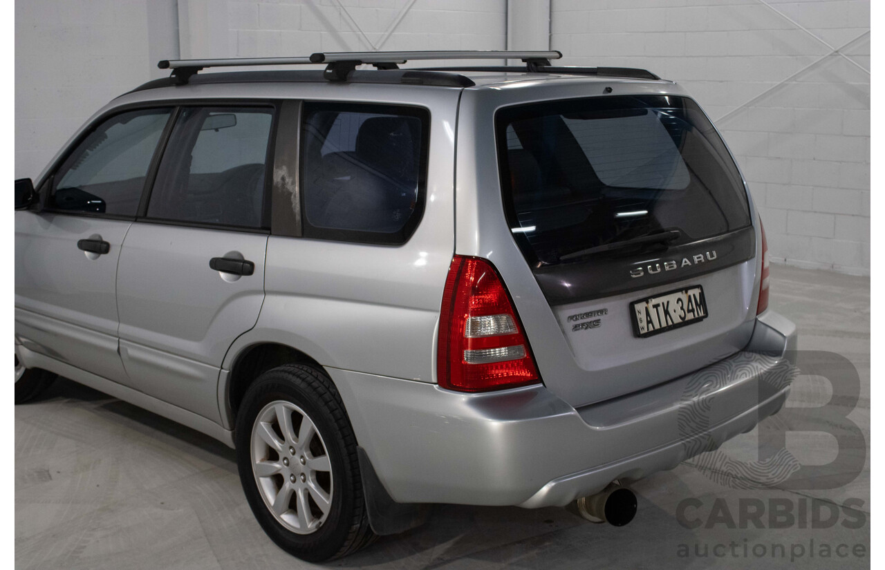 2/2005 Subaru Forester XS MY05 4d Wagon Silver 2.5L