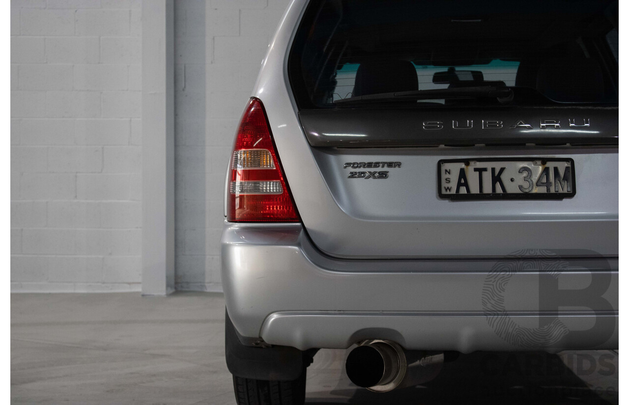 2/2005 Subaru Forester XS MY05 4d Wagon Silver 2.5L