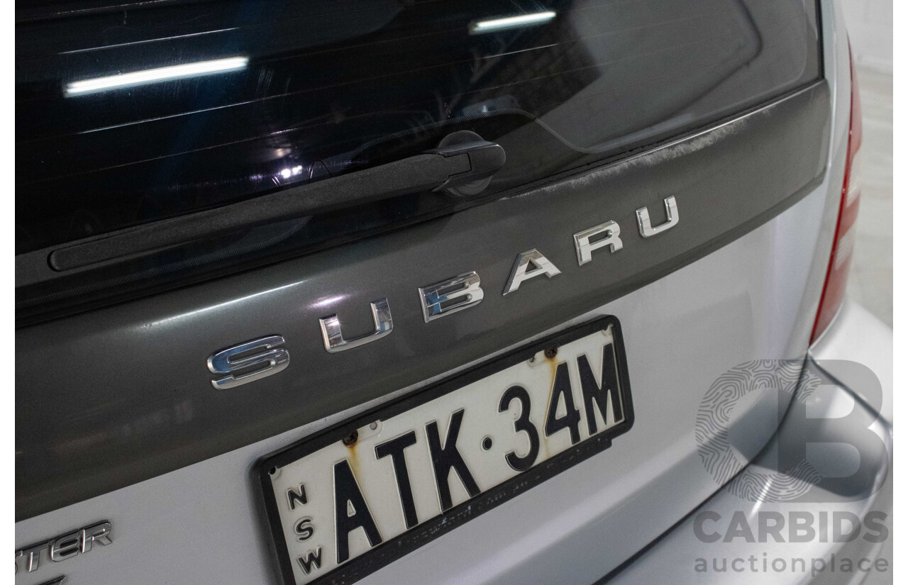 2/2005 Subaru Forester XS MY05 4d Wagon Silver 2.5L