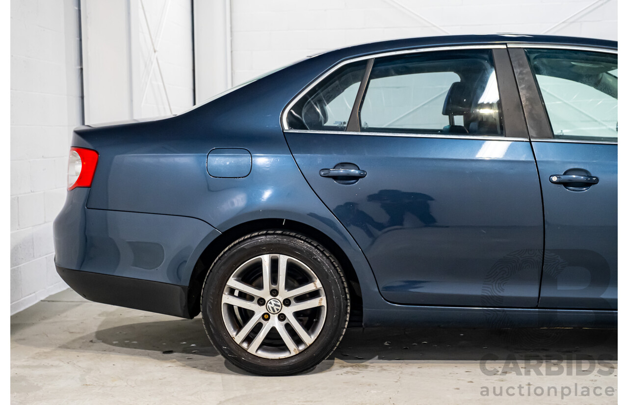 2/2007 Volkswagen Jetta 2.0 TDI 1KM 4d Sedan Metallic Blue Turbo Diesel 2.0L