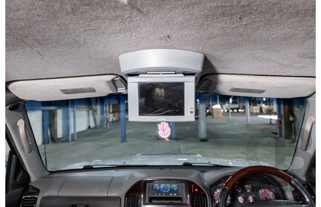 9/2002 Mitsubishi Pajero Exceed LWB (4x4) NM 4d Wagon White V6 3.5L - 7 Seater