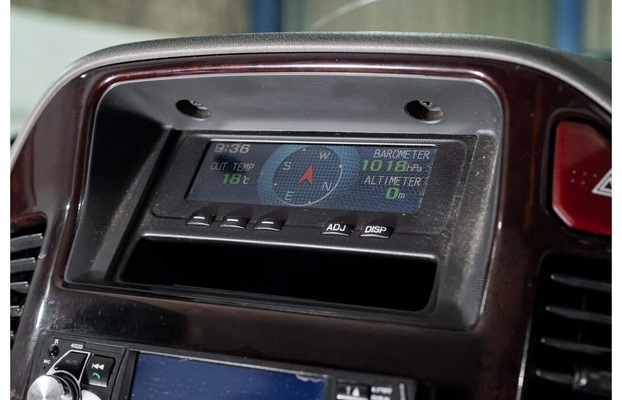 9/2002 Mitsubishi Pajero Exceed LWB (4x4) NM 4d Wagon White V6 3.5L - 7 Seater