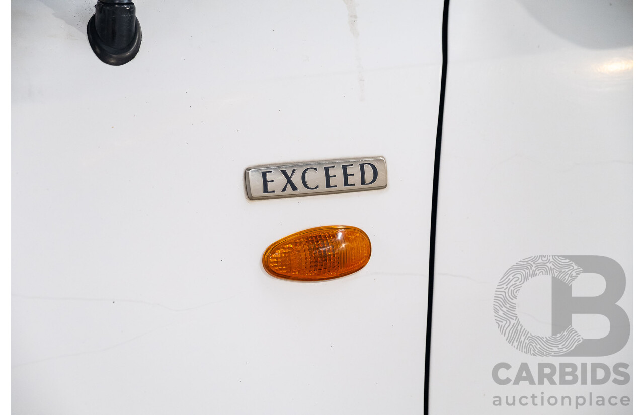 9/2002 Mitsubishi Pajero Exceed LWB (4x4) NM 4d Wagon White V6 3.5L - 7 Seater