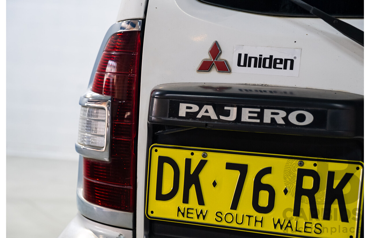 9/2002 Mitsubishi Pajero Exceed LWB (4x4) NM 4d Wagon White V6 3.5L - 7 Seater