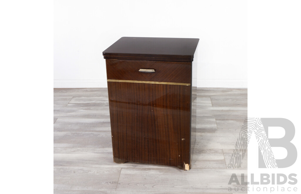 Vintage Veneer Singer Sewing Machine Cabinet