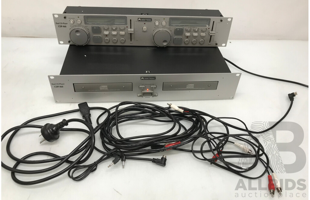 OMNITRONIC (CDP-462) Dual-CD-Player