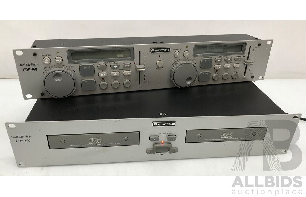 OMNITRONIC (CDP-462) Dual-CD-Player