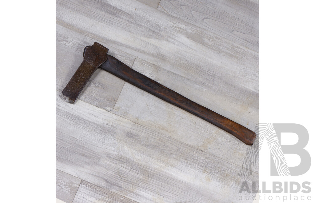 Antique Hand Forged Mortising Axe