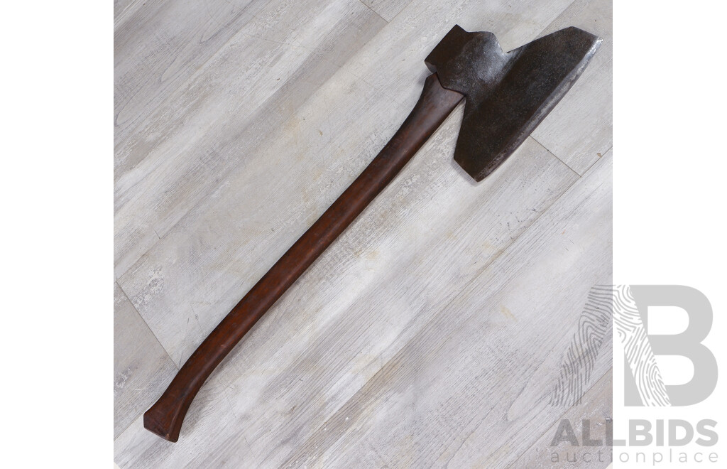 Antique Hand Forged Large Broad Axe
