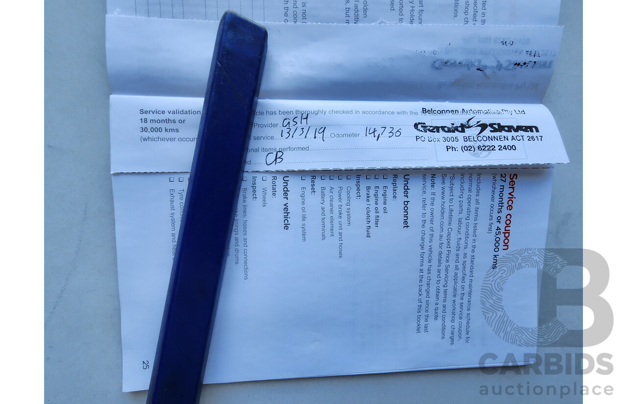 08/2017 Holden Barina LS FWD TM MY17 5D Hatchback White 1.6L