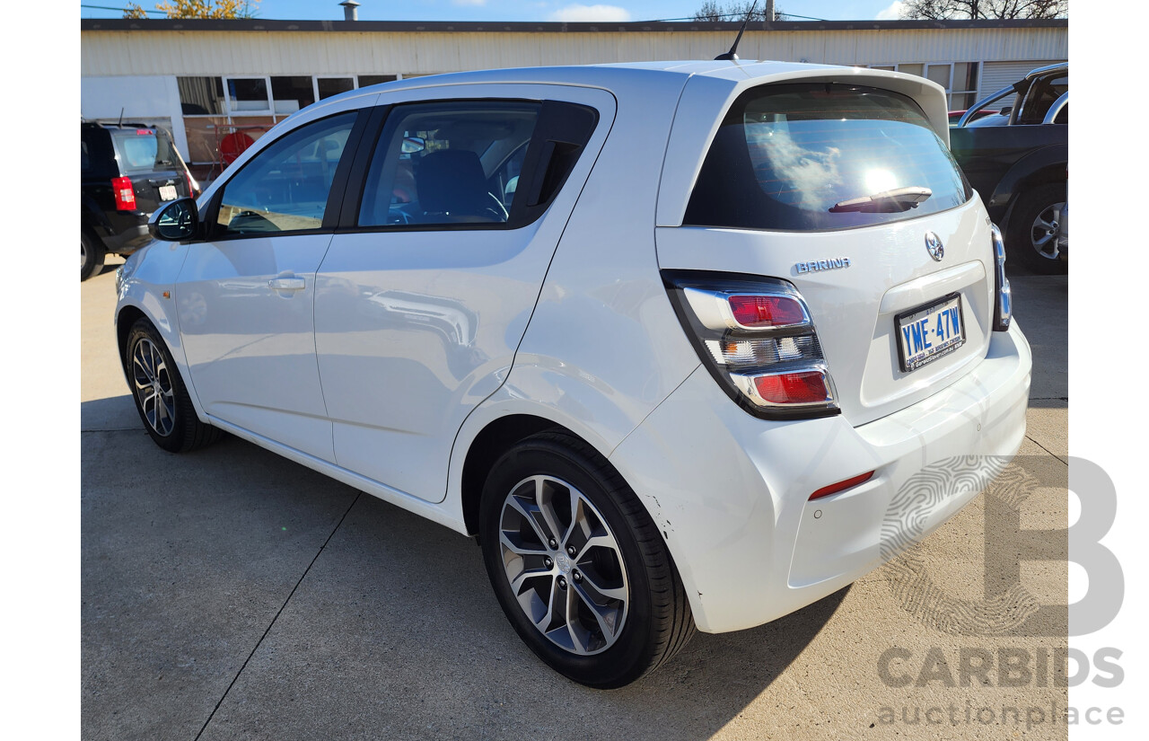 07/2017 Holden Barina LS FWD TM MY17 5D Hatchback White 1.6L