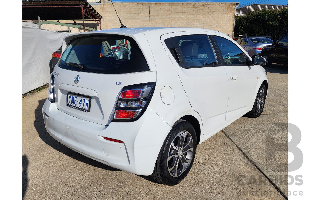07/2017 Holden Barina LS FWD TM MY17 5D Hatchback White 1.6L