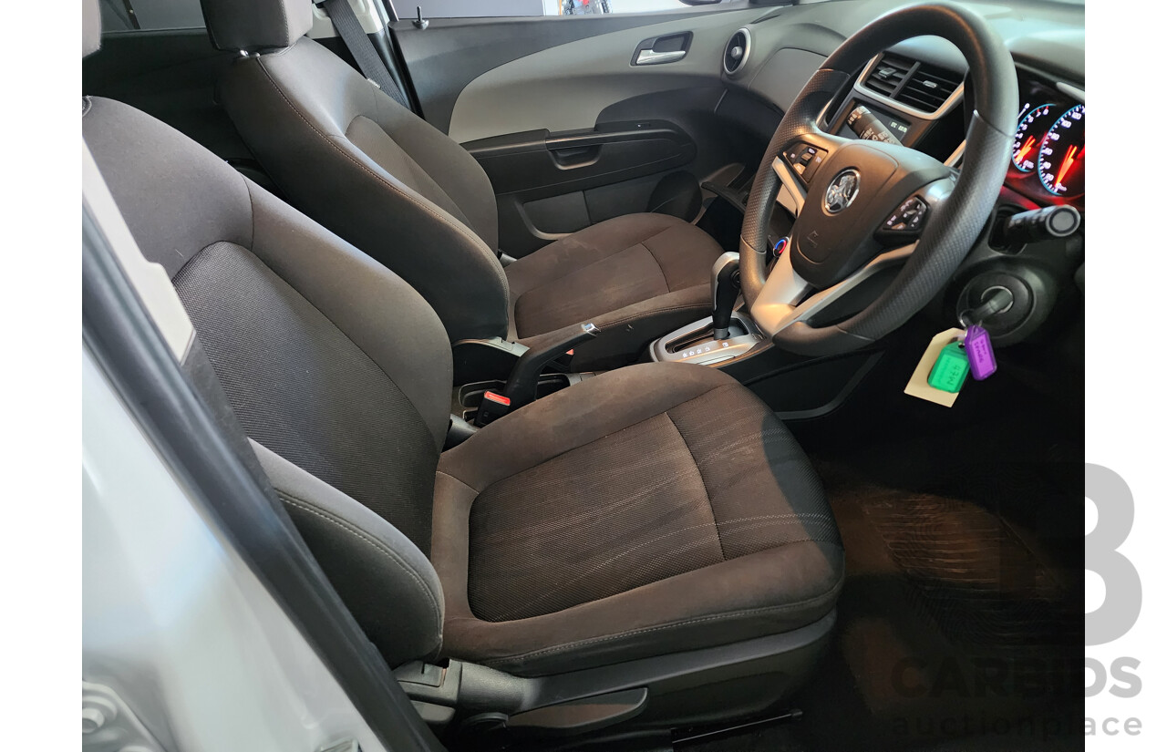 07/2017 Holden Barina LS FWD TM MY17 5D Hatchback White 1.6L