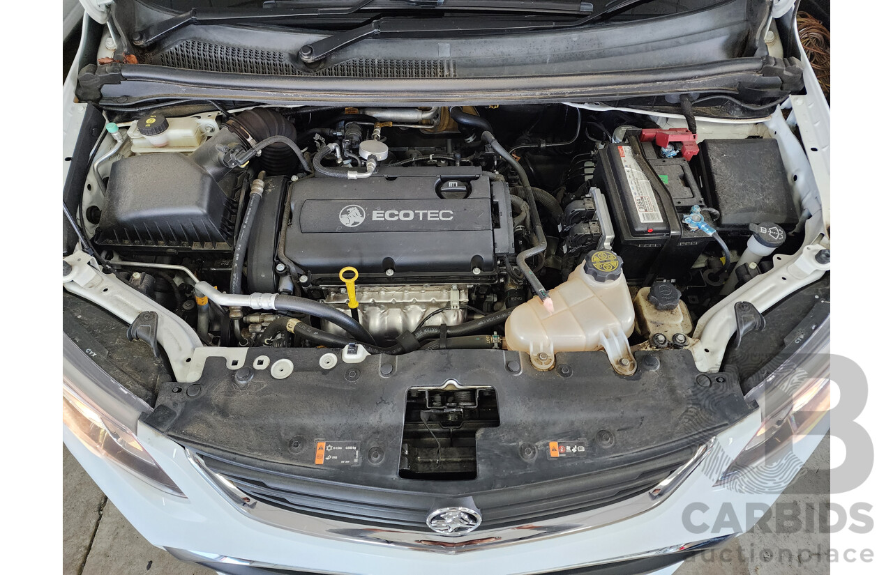 07/2017 Holden Barina LS FWD TM MY17 5D Hatchback White 1.6L