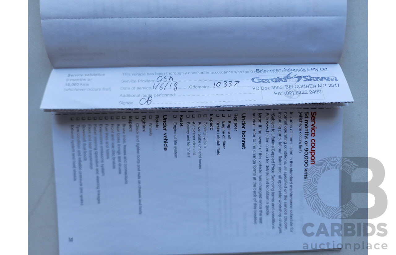 07/2017 Holden Barina LS FWD TM MY17 5D Hatchback White 1.6L