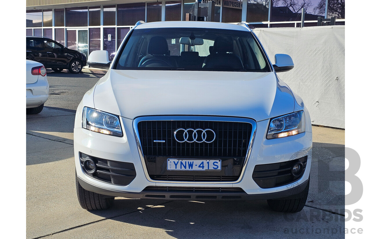 6/2011 Audi Q5 3.0 TDI Quattro 8R MY11 4d Wagon White 3.0L
