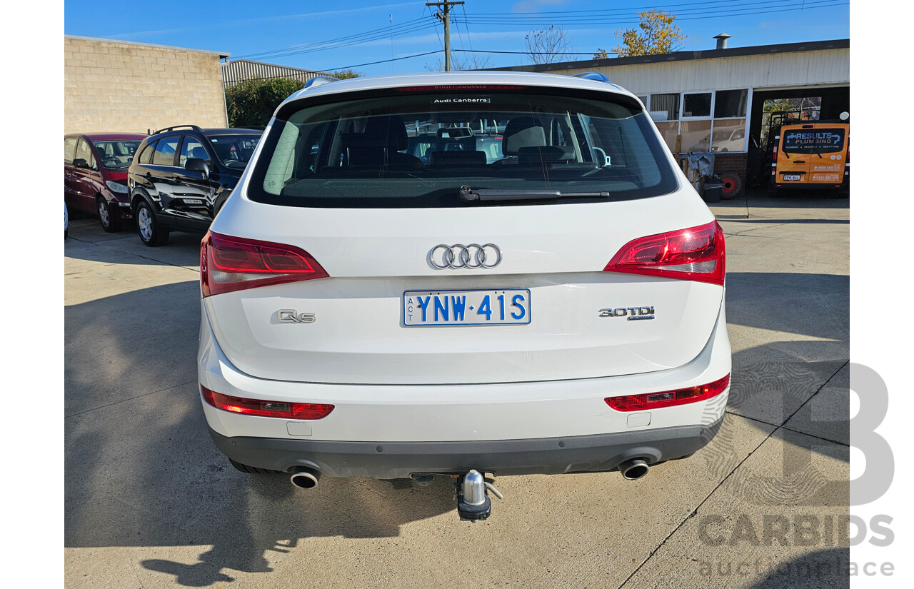 6/2011 Audi Q5 3.0 TDI Quattro 8R MY11 4d Wagon White 3.0L
