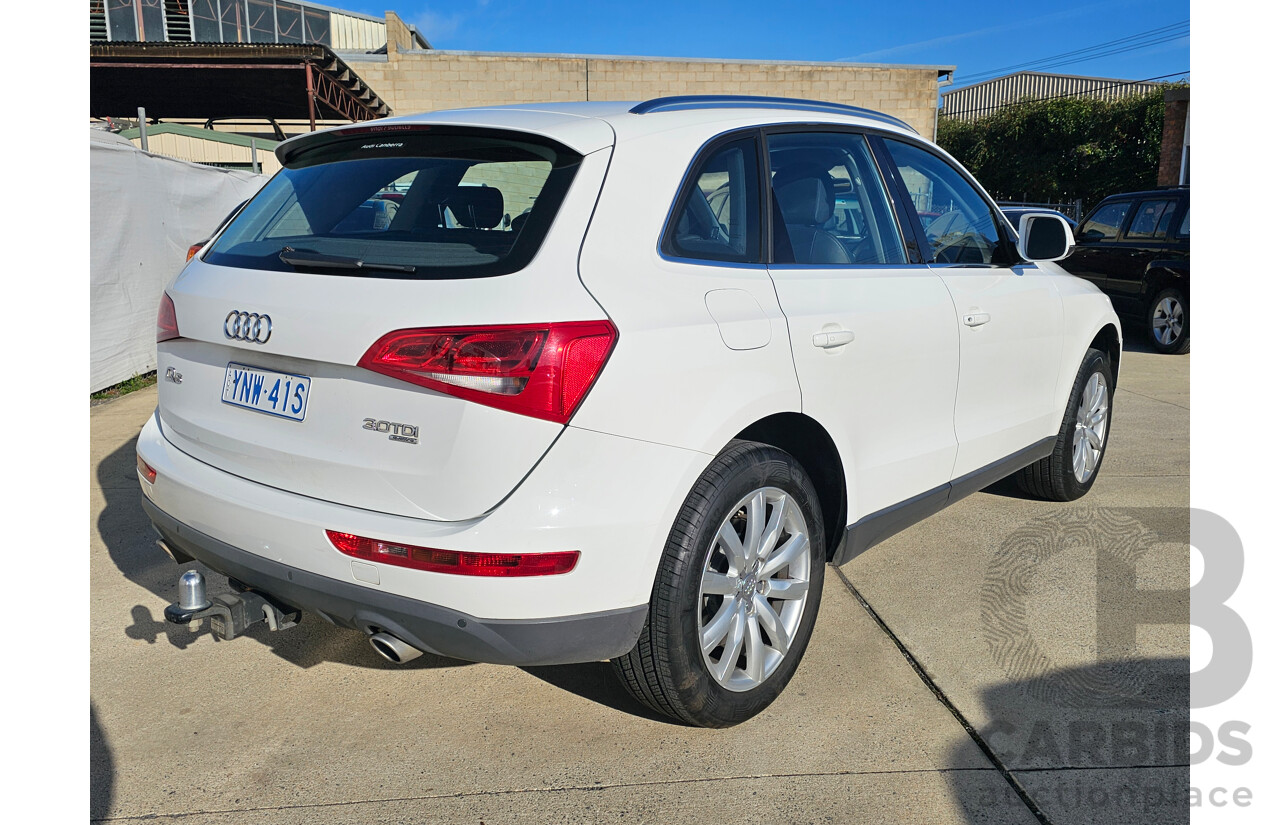 6/2011 Audi Q5 3.0 TDI Quattro 8R MY11 4d Wagon White 3.0L