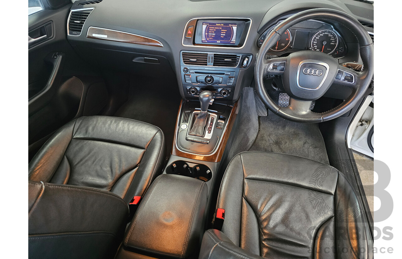 6/2011 Audi Q5 3.0 TDI Quattro 8R MY11 4d Wagon White 3.0L