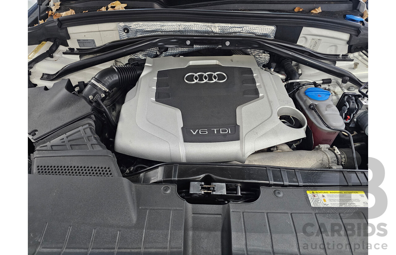 6/2011 Audi Q5 3.0 TDI Quattro 8R MY11 4d Wagon White 3.0L