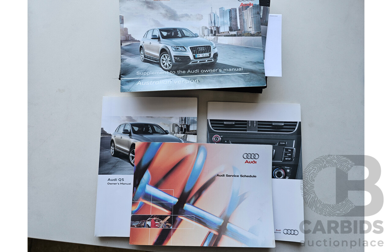 6/2011 Audi Q5 3.0 TDI Quattro 8R MY11 4d Wagon White 3.0L