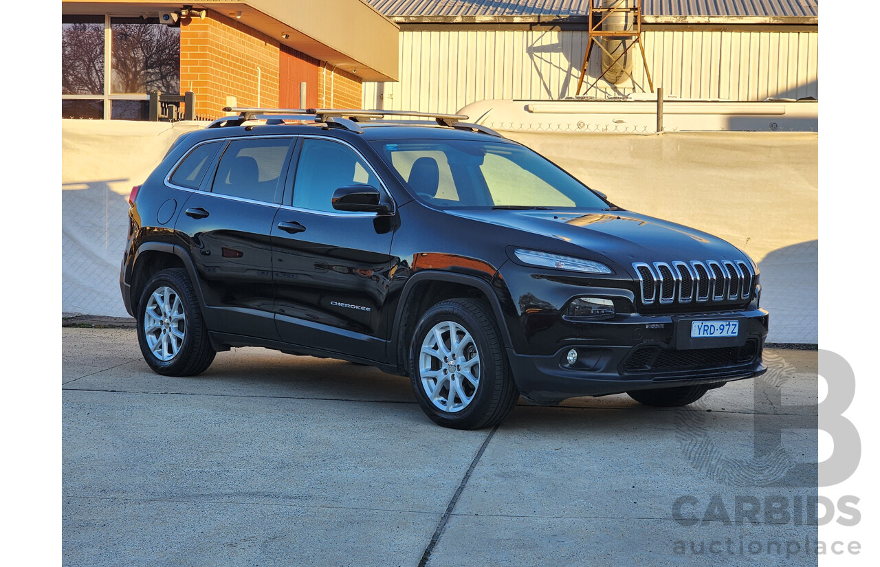 11/2018 Jeep Cherokee LONGITUDE (4x4) 4x4 KL MY18 4D Wagon Black 3.2L