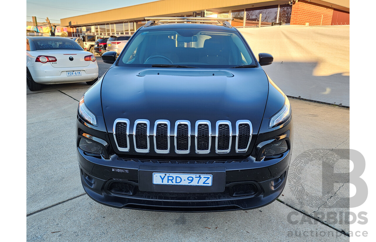 11/2018 Jeep Cherokee LONGITUDE (4x4) 4x4 KL MY18 4D Wagon Black 3.2L