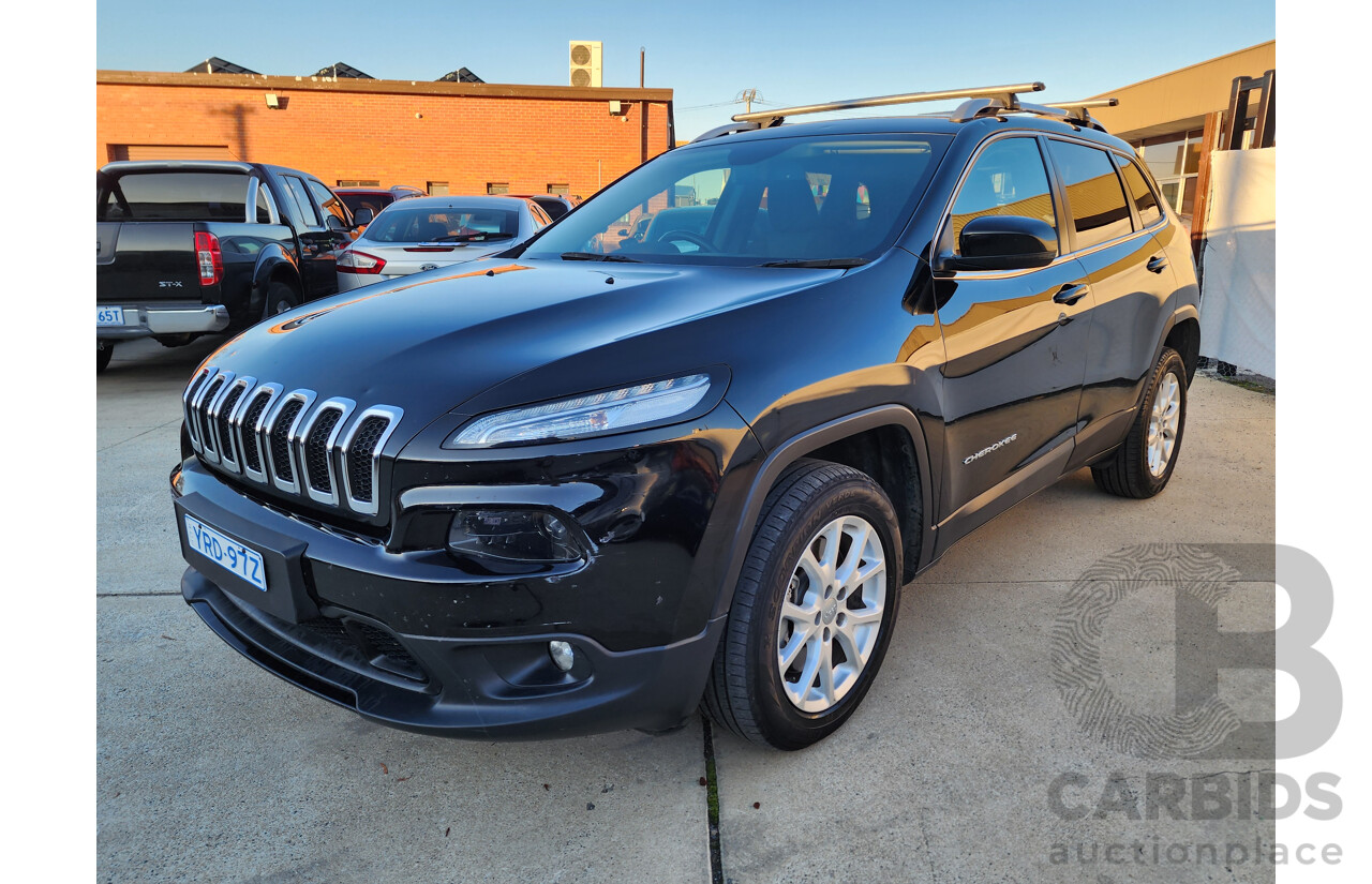 11/2018 Jeep Cherokee LONGITUDE (4x4) 4x4 KL MY18 4D Wagon Black 3.2L
