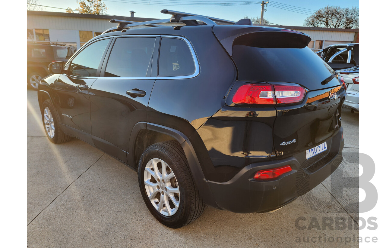 11/2018 Jeep Cherokee LONGITUDE (4x4) 4x4 KL MY18 4D Wagon Black 3.2L