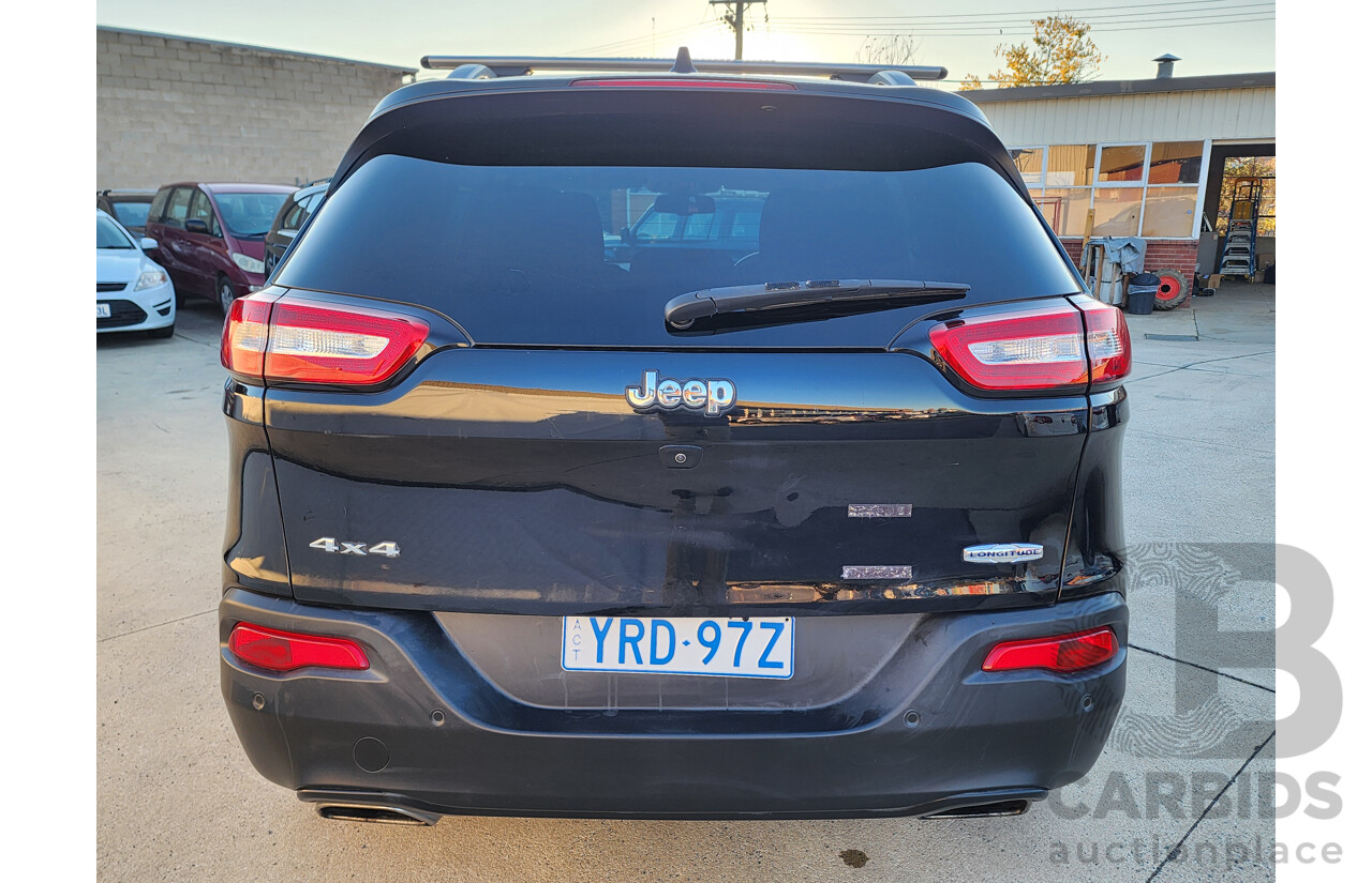 11/2018 Jeep Cherokee LONGITUDE (4x4) 4x4 KL MY18 4D Wagon Black 3.2L