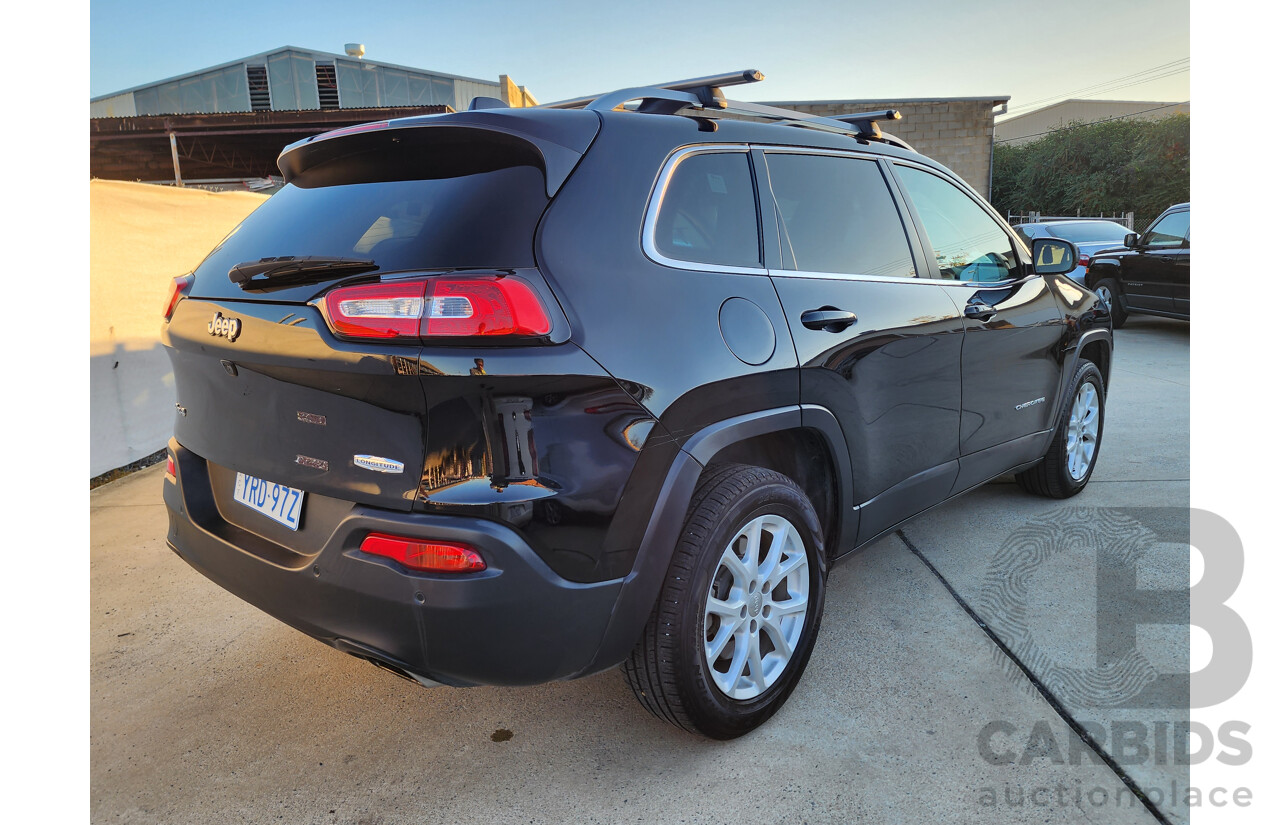 11/2018 Jeep Cherokee LONGITUDE (4x4) 4x4 KL MY18 4D Wagon Black 3.2L