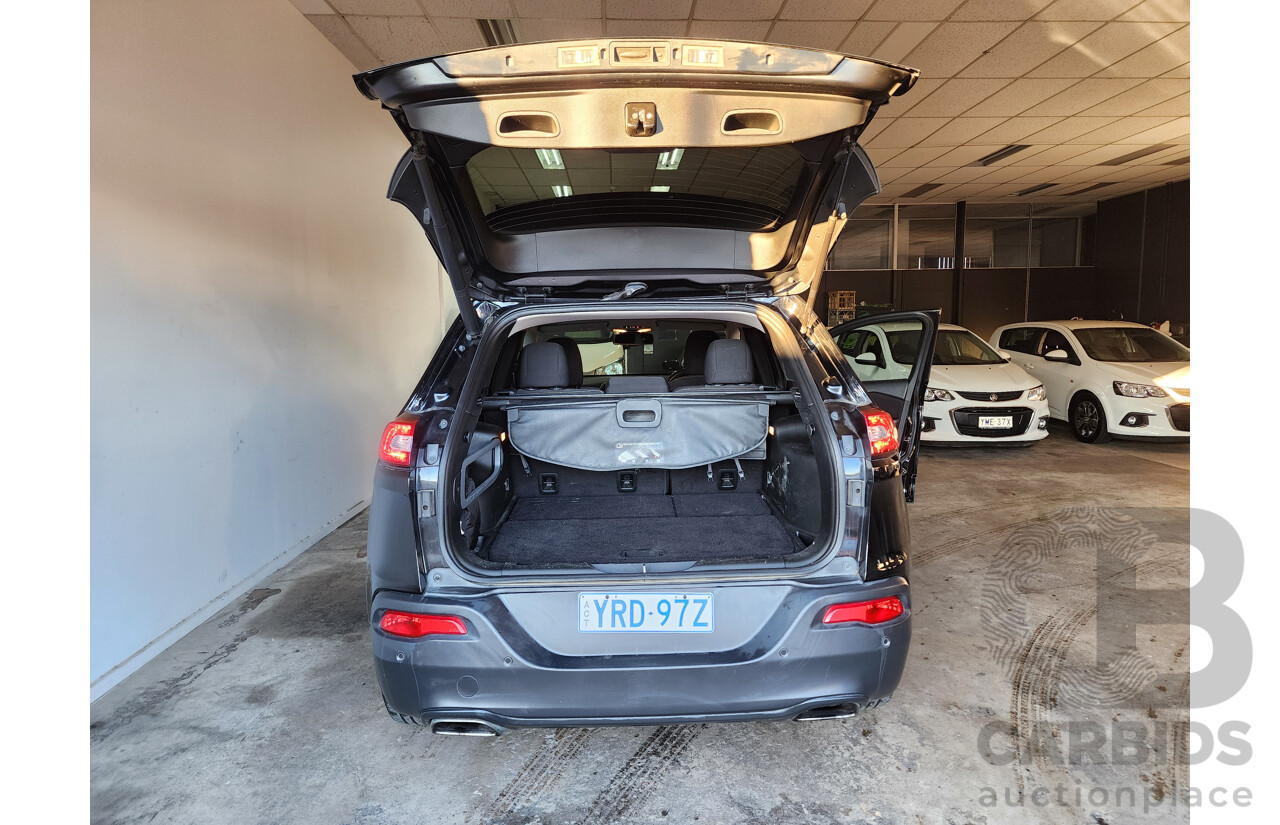 11/2018 Jeep Cherokee LONGITUDE (4x4) 4x4 KL MY18 4D Wagon Black 3.2L