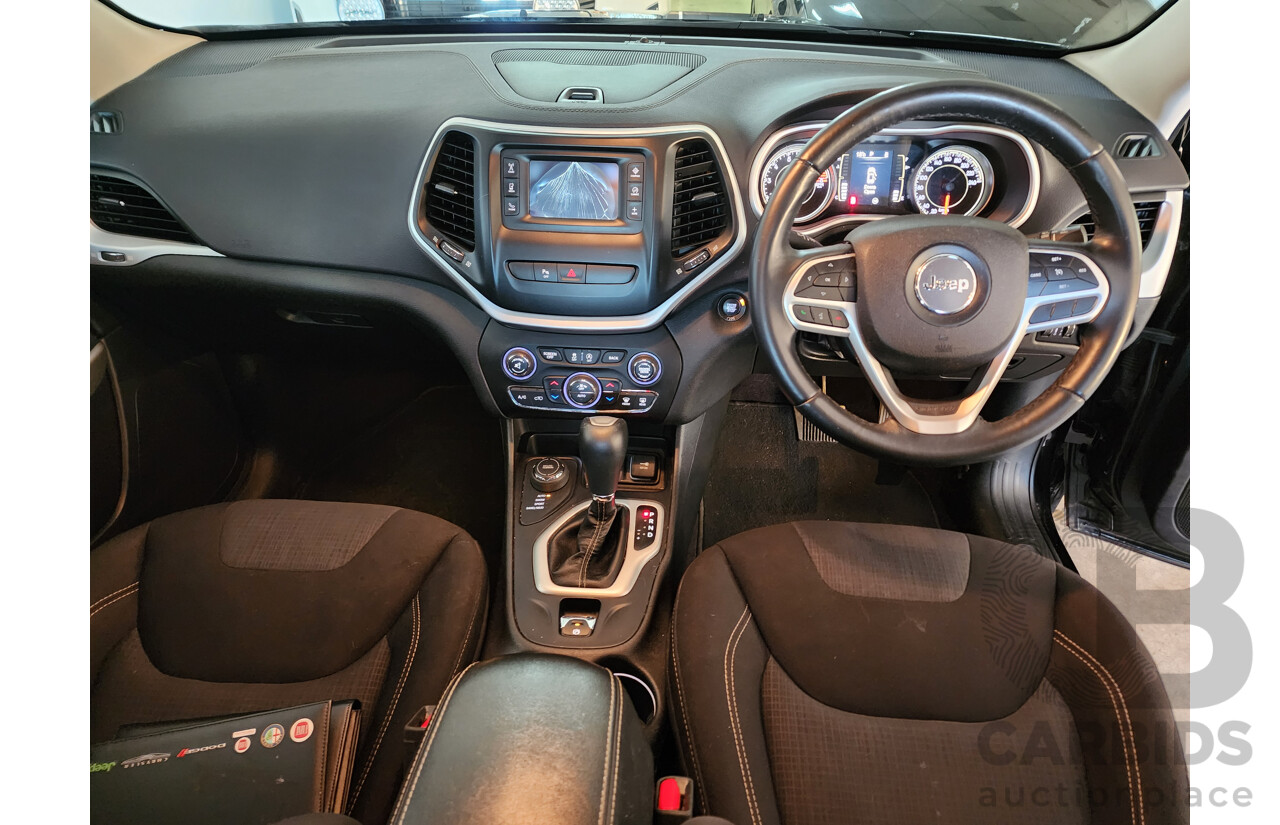 11/2018 Jeep Cherokee LONGITUDE (4x4) 4x4 KL MY18 4D Wagon Black 3.2L