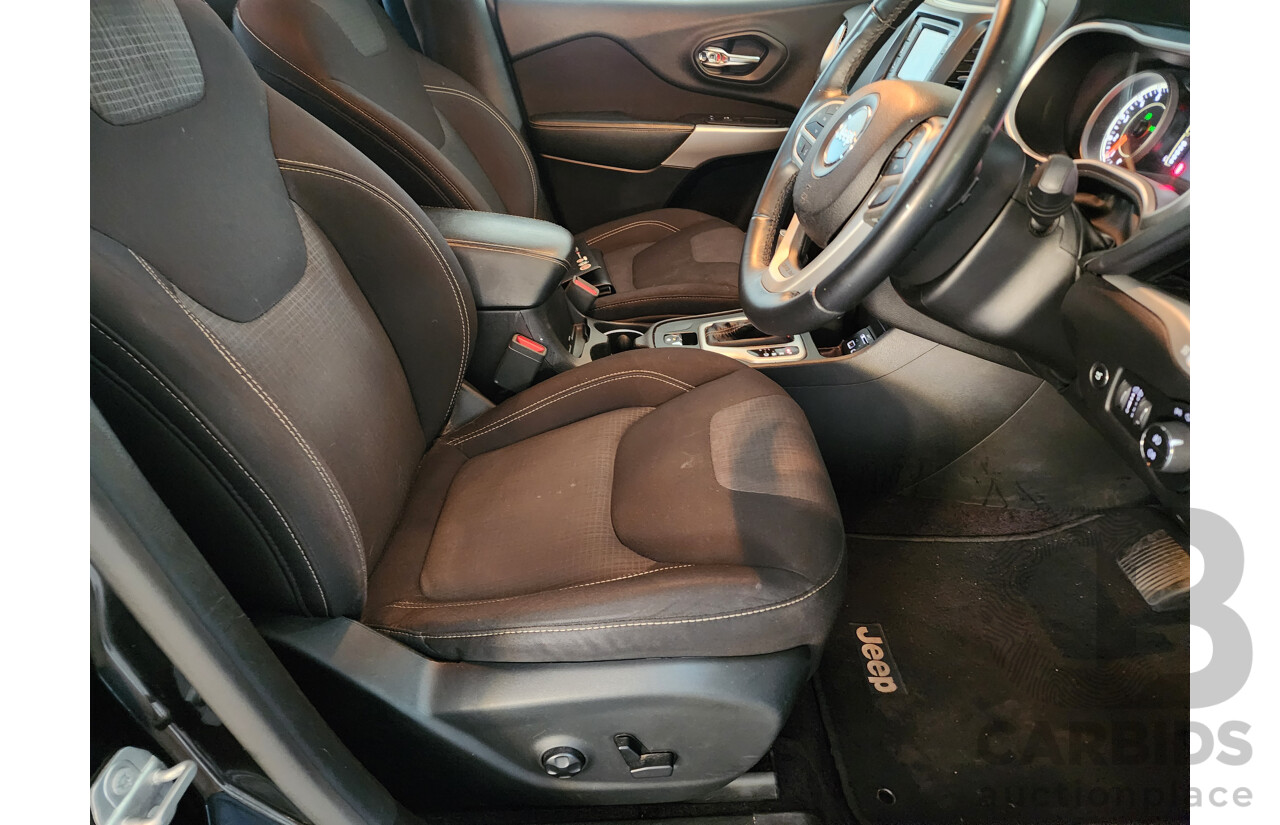 11/2018 Jeep Cherokee LONGITUDE (4x4) 4x4 KL MY18 4D Wagon Black 3.2L